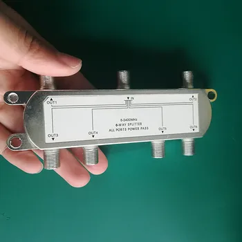 Splitter 6 Ways Satellite Splitter MultiSwitch FTA TV LNB Switch Cascade satellite Multiswitch TV Signal Mixer SAT/ANT Diplexer
Splitter 6 Ways Satellite Splitter MultiSwitch FTA TV LNB Switch Cascade satellite Multiswitch TV Signal Mixer SAT/ANT Diplexer