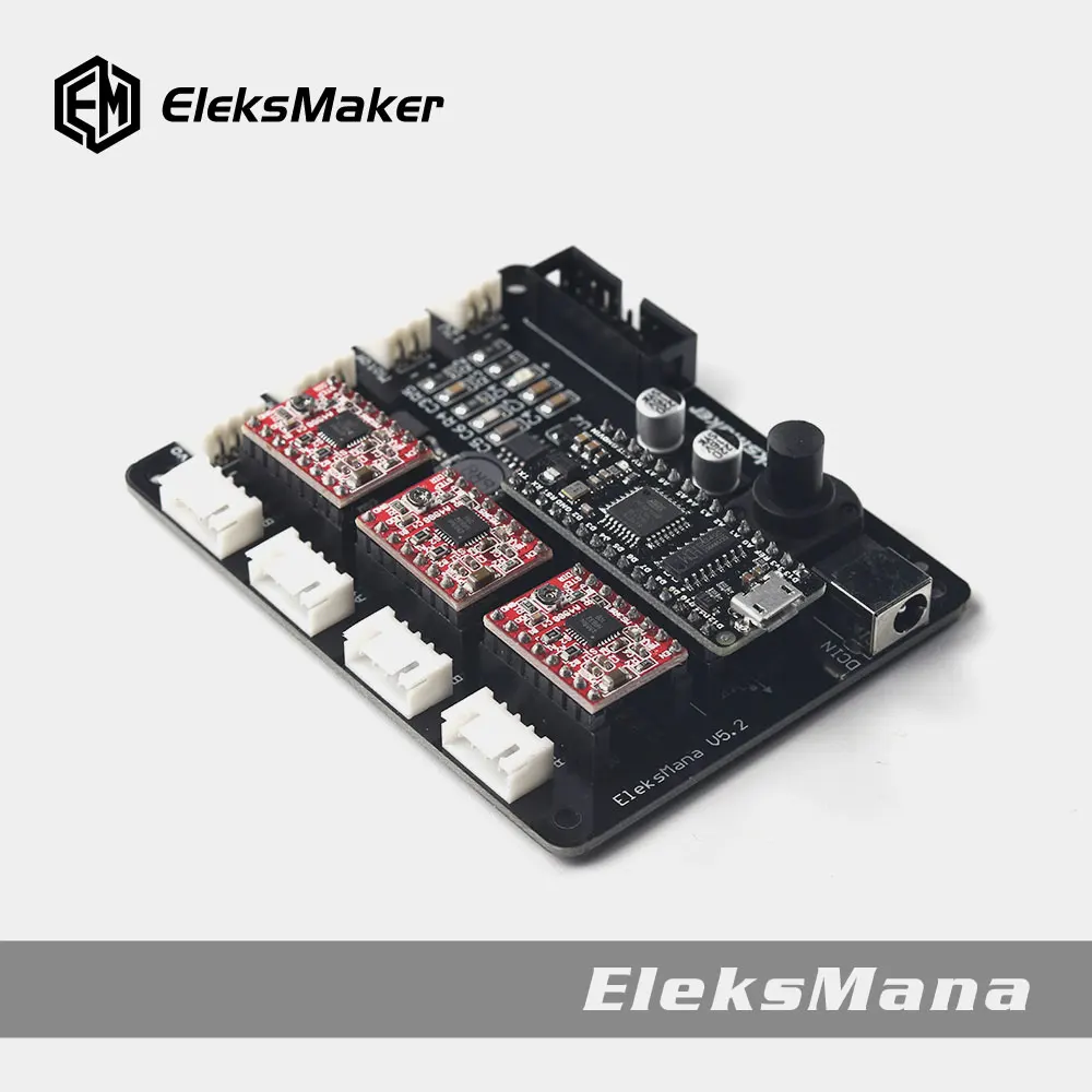 EleksMaker EleksMana v5.2 GRBL CNC mainboard USBCNC 3 axis control board DIY CNC card USB stepper motor driver
EleksMaker EleksMana v5.2 GRBL CNC mainboard USBCNC 3 axis control board DIY CNC card USB stepper motor driver