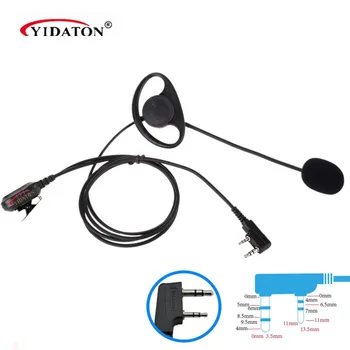 YIDATON 5PCS High Quality Earpiece D-Shaped Earhook Mic Headset for Kenwood TYT BAOFENG UV-82 888S UV-5RA Wouxun KG-UV6 CA01
YIDATON 5PCS High Quality Earpiece D-Shaped Earhook Mic Headset for Kenwood TYT BAOFENG UV-82 888S UV-5RA Wouxun KG-UV6 CA01