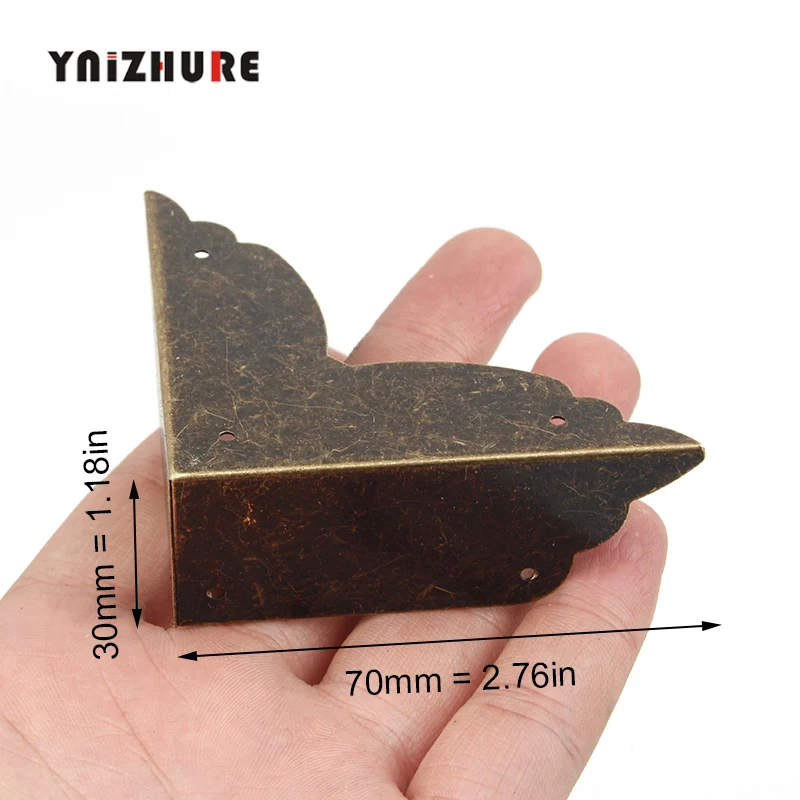 Antique legs Wooden Box package Right angle Hardware Corner Brackets decoration Four sides protection Iron Corners 70mm 4Pcs
Antique legs Wooden Box package Right angle Hardware Corner Brackets decoration Four sides protection Iron Corners 70mm 4Pcs