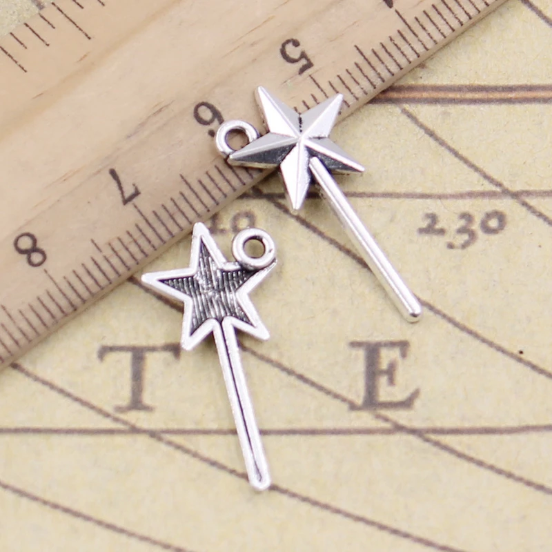 20pcs Charms magic wand 25x13mm Tibetan Silver Plated Pendants Antique Jewelry Making DIY Handmade Craft
20pcs Charms magic wand 25x13mm Tibetan Silver Plated Pendants Antique Jewelry Making DIY Handmade Craft
