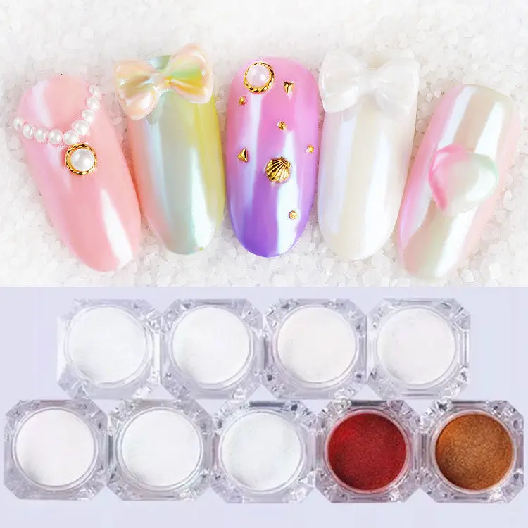 hot selling Japanese nail art plating Magic Mirror powder Glitter Sparkly 3D shell powder Nail Art Glitter Chrome Powder dust
hot selling Japanese nail art plating Magic Mirror powder Glitter Sparkly 3D shell powder Nail Art Glitter Chrome Powder dust
