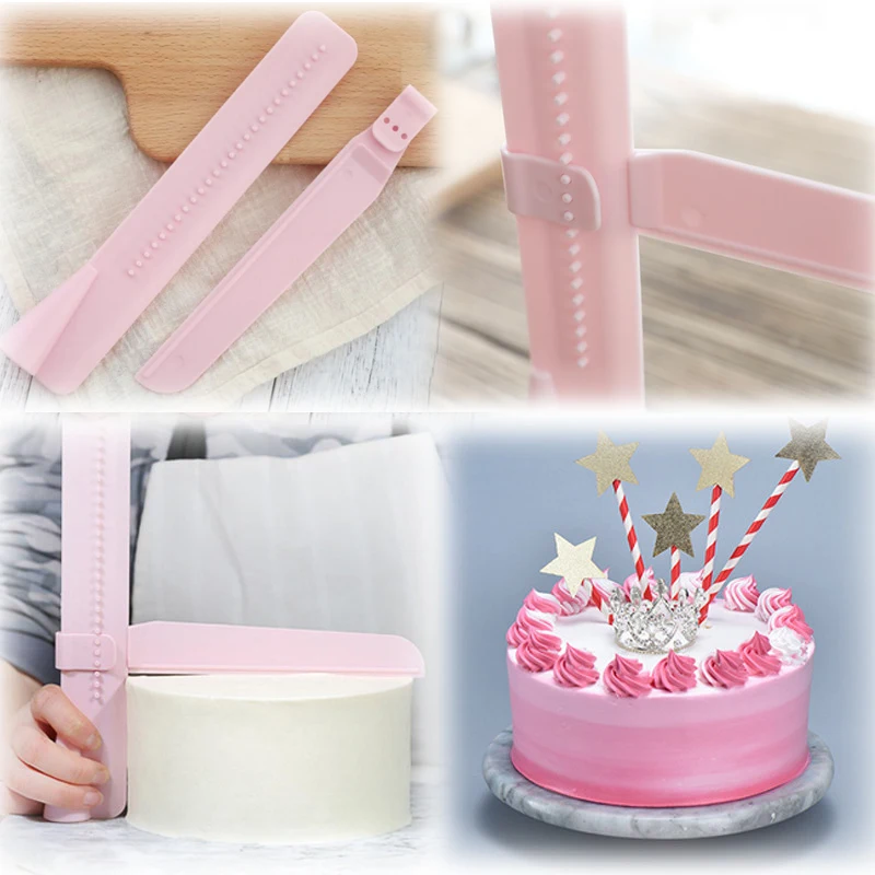 Cretive New DIY Adjust Height Cake Scraper Cream Fondant Chocolate Cake Surface Treatment Baking Tools
Cretive New DIY Adjust Height Cake Scraper Cream Fondant Chocolate Cake Surface Treatment Baking Tools
