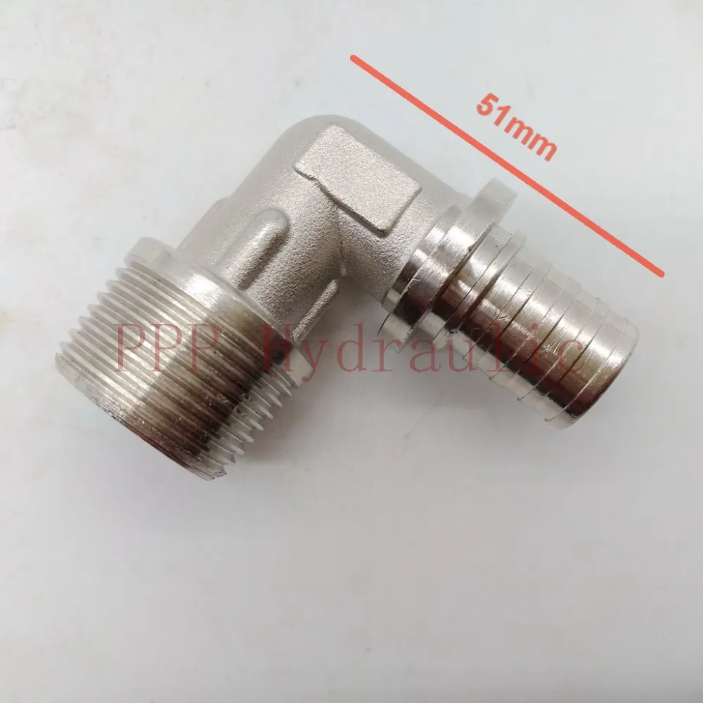 External thread 1/2" Elbow joint,Brass Pipe Fitting E16-1/2W,fit OD16mm hose,connector pipe joint PPP Hydraulic Tools
External thread 1/2" Elbow joint,Brass Pipe Fitting E16-1/2W,fit OD16mm hose,connector pipe joint PPP Hydraulic Tools