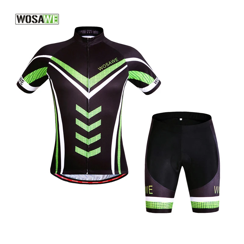 WOSAWE Summer Short Sleeve Cycling Jersey Set Men Cycling Clothing 4D Gel Padded Mountain Bike Jersey Professional Cycling Sets
WOSAWE Summer Short Sleeve Cycling Jersey Set Men Cycling Clothing 4D Gel Padded Mountain Bike Jersey Professional Cycling Sets