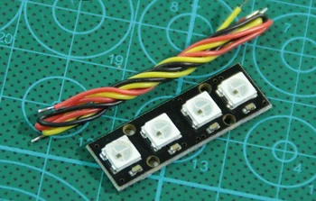 RGB5050 High Bright 4*WS2812B Lamp Beads LED Board For F3 Naze32/CC3D Flight Control Built-in Colorful Driver Quadcopter Parts
RGB5050 High Bright 4*WS2812B Lamp Beads LED Board For F3 Naze32/CC3D Flight Control Built-in Colorful Driver Quadcopter Parts
