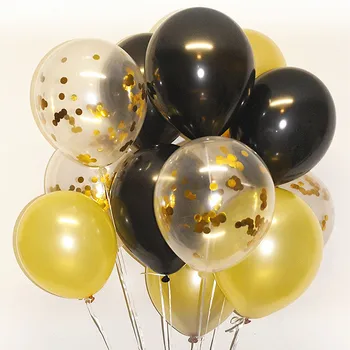 Gold Black Balloons 30PCS 12Inch 2.8g Latex Balloons Inflatable Helium Air Balls Wedding Decoration Happy Birthday Party Balloon
Gold Black Balloons 30PCS 12Inch 2.8g Latex Balloons Inflatable Helium Air Balls Wedding Decoration Happy Birthday Party Balloon
