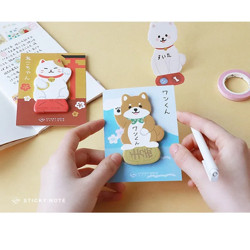 24 pcs/Lot Cute dog cat sticky note Post memo sticker planner diary Kawaii Stationery Office accessories School supplies F119
24 pcs/Lot Cute dog cat sticky note Post memo sticker planner diary Kawaii Stationery Office accessories School supplies F119