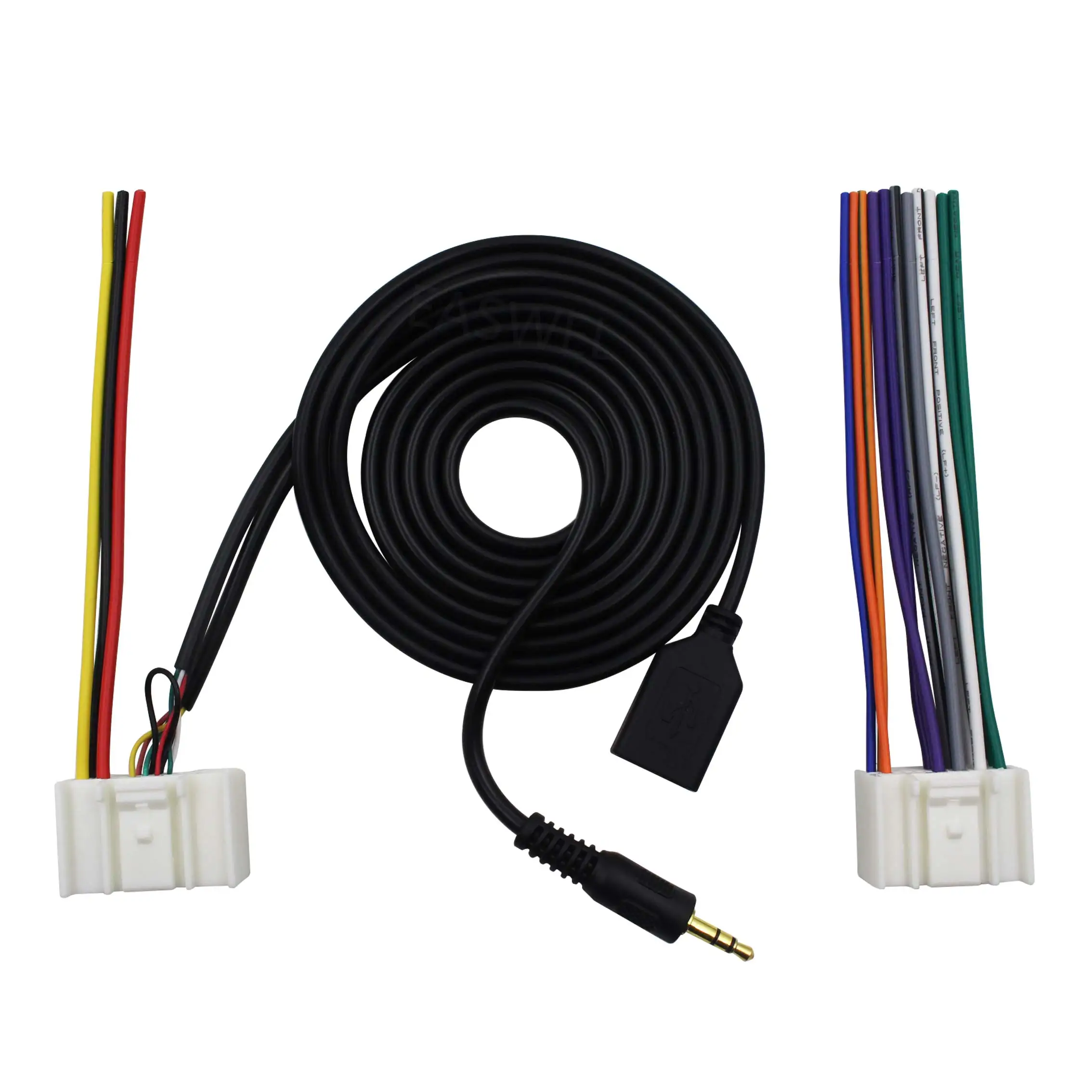 Car Audio Wiring Harness CD Stereo Cable Harness Plug With USB AUX Line For KIA K2 K5 Sportage Compatible With Hyundai Sonata
Car Audio Wiring Harness CD Stereo Cable Harness Plug With USB AUX Line For KIA K2 K5 Sportage Compatible With Hyundai Sonata