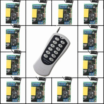 220V 10A 315MHZ-433MHZ RF Wireless remote control system 20-200M 1 (controller)transmitter +12 Mini receiver(switch)
220V 10A 315MHZ-433MHZ RF Wireless remote control system 20-200M 1 (controller)transmitter +12 Mini receiver(switch)