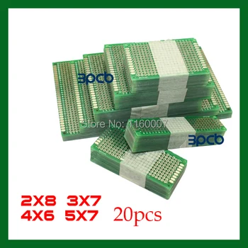 20pcs 5x7 4x6 3x7 2x8 cm PCBs PCB Prototype Blank PCB 2 Layers Double Side Protoboard PCB prototyping board DIY Universal Board
20pcs 5x7 4x6 3x7 2x8 cm PCBs PCB Prototype Blank PCB 2 Layers Double Side Protoboard PCB prototyping board DIY Universal Board