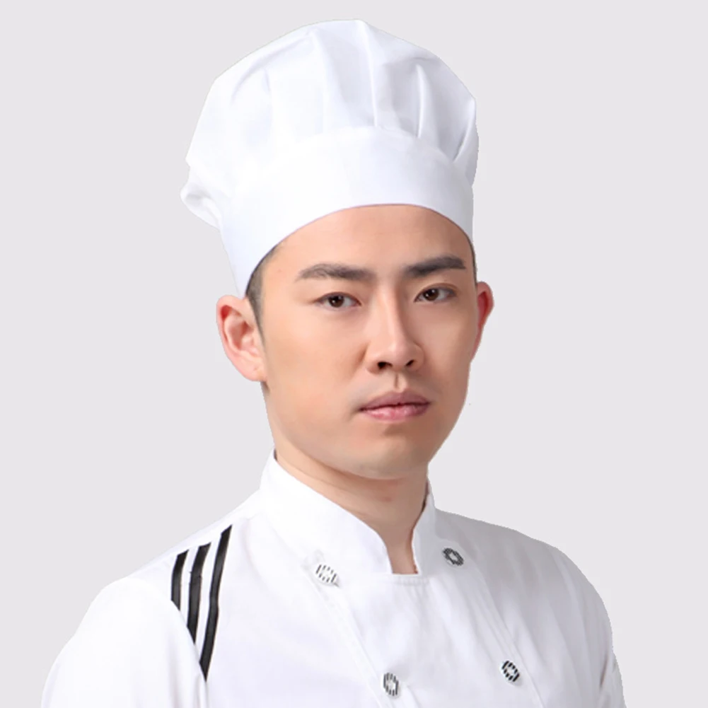 Unisex Adult Elastic White Chef Hat Baker BBQ Kitchen Cooking Hat Costume Cap Pastry anti-lampblack chef cap breathable cotton
Unisex Adult Elastic White Chef Hat Baker BBQ Kitchen Cooking Hat Costume Cap Pastry anti-lampblack chef cap breathable cotton