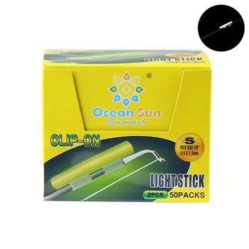 50packs SS S M L Size Fluorescent Light stick Snap Clip On Fishing Rod Tip Glow Stick Bright Tool Night Fishing Tackle B193
50packs SS S M L Size Fluorescent Light stick Snap Clip On Fishing Rod Tip Glow Stick Bright Tool Night Fishing Tackle B193