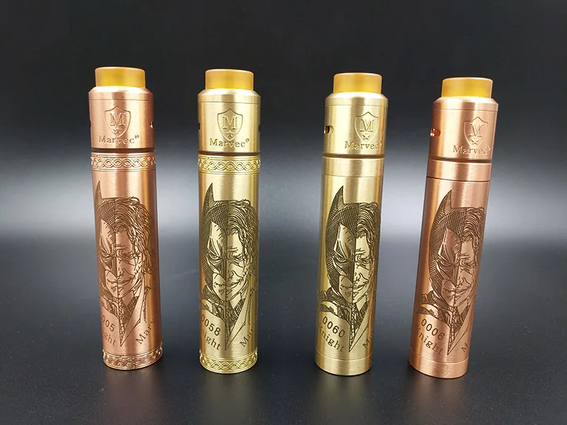 Original MARVEC Darkness Mod Kit Electronic Cigarette Mechanical Mech Mods Fit 510 RDA RBA Atomizer 18650 Vape Vaporizer Kit
Original MARVEC Darkness Mod Kit Electronic Cigarette Mechanical Mech Mods Fit 510 RDA RBA Atomizer 18650 Vape Vaporizer Kit