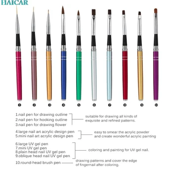 10 Pcs Colorful Mixed Size Copper Handle Nail Art Brush Set UV Gel Pen Drawing Brush Pens Full Function Levert Dropship FEB24
10 Pcs Colorful Mixed Size Copper Handle Nail Art Brush Set UV Gel Pen Drawing Brush Pens Full Function Levert Dropship FEB24