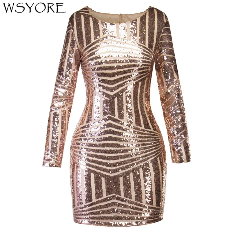 WSYORE Women Sexy Party Club Dress Plus Size 2018 New Autumn Long Sleeve Backless Shine Sequined Evening Bodycon Dresses NS432
WSYORE Women Sexy Party Club Dress Plus Size 2018 New Autumn Long Sleeve Backless Shine Sequined Evening Bodycon Dresses NS432