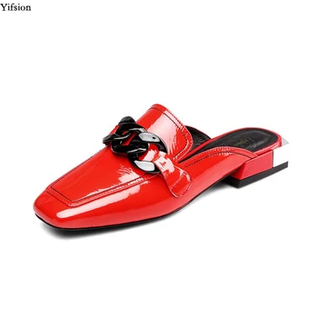 Olomm New Women Summer Leather Slippers Square Low Heels Shoes Open Toe Black White Red Casual Shoes Women US Plus Size 4-10
Olomm New Women Summer Leather Slippers Square Low Heels Shoes Open Toe Black White Red Casual Shoes Women US Plus Size 4-10
