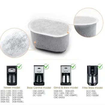 2PCS Replacement Activated Carbon Charcoal Water Filter For BES980 BES920 BES870 BEP920 Kitchen Coffee Maker Machine Accessories
2PCS Replacement Activated Carbon Charcoal Water Filter For BES980 BES920 BES870 BEP920 Kitchen Coffee Maker Machine Accessories
