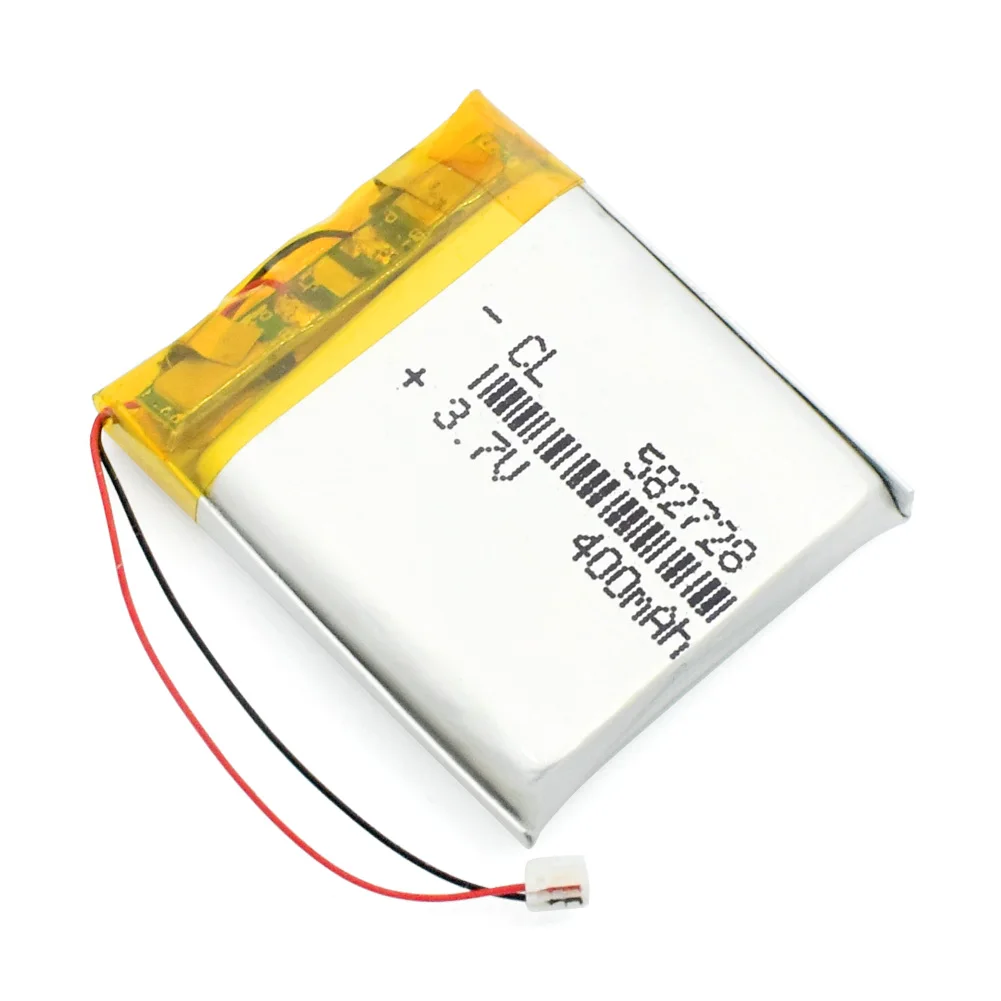 582728 3.7V 400mAh Rechargeable li-Polymer Li-ion Battery For Q50 G700S K92 G36 Y3 Children's smart watch mp3 Bluetooth Headset
582728 3.7V 400mAh Rechargeable li-Polymer Li-ion Battery For Q50 G700S K92 G36 Y3 Children's smart watch mp3 Bluetooth Headset