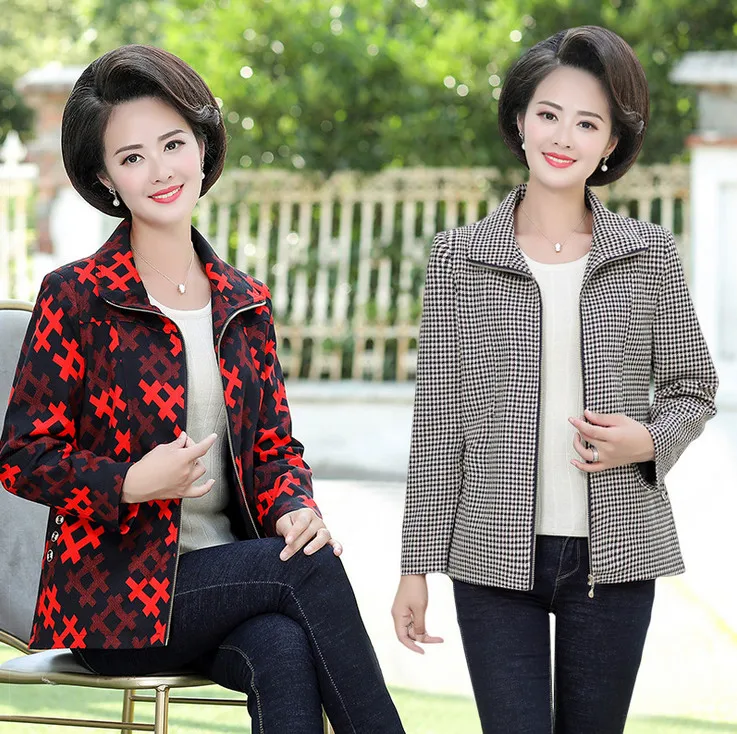 tops overcoat 2019 fall new middle aged women casual coats and jackets 1xl-5xl plus size printed mother zipper coat cardigan
tops overcoat 2019 fall new middle aged women casual coats and jackets 1xl-5xl plus size printed mother zipper coat cardigan