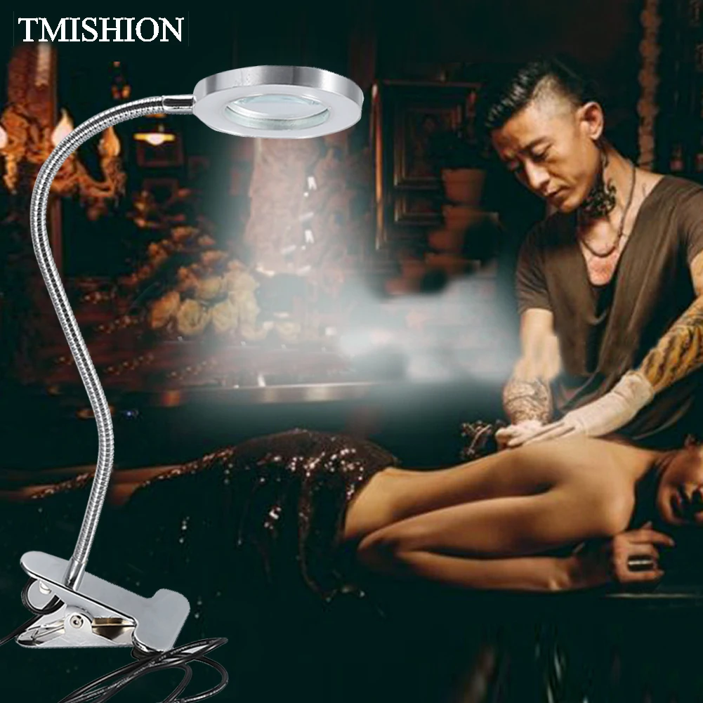 Creative 2.5 Times Magnifier Light USB Lamp With Clamp Permanent Makeup Equipment Eyebrow Tattoo Nail Art Reading Beauty Salon
Creative 2.5 Times Magnifier Light USB Lamp With Clamp Permanent Makeup Equipment Eyebrow Tattoo Nail Art Reading Beauty Salon