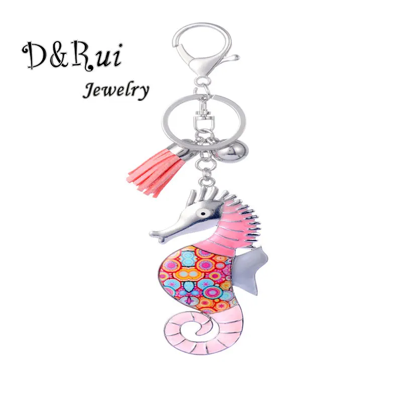 Colorful seahorse key Chain Women Men Trendy Animal Metal Keychain Holder Ring Car keyring Jewelry Bag Pendant Brands D&Rui
Colorful seahorse key Chain Women Men Trendy Animal Metal Keychain Holder Ring Car keyring Jewelry Bag Pendant Brands D&Rui