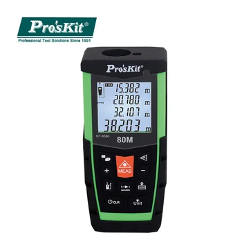 Pro'sKit Laser Distance Measurer 40m/60m/80m High Precision Infrared Hand laser Distance Measuring Instrument Electronic Ruler
Pro'sKit Laser Distance Measurer 40m/60m/80m High Precision Infrared Hand laser Distance Measuring Instrument Electronic Ruler