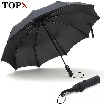 TOPX 2018 New Big Strong Fashion Windproof Men Gentle Folding Compact Fully Automatic Rain High Quality Pongee Umbrella Women
TOPX 2018 New Big Strong Fashion Windproof Men Gentle Folding Compact Fully Automatic Rain High Quality Pongee Umbrella Women