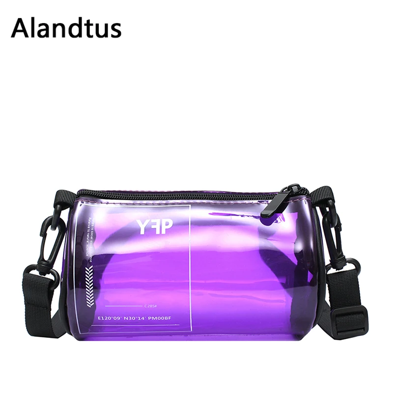 Alandtus Round Women Bag Transparent Crossbody Bags For Teenager Girls Mini Messenger Bags Letter printing Lady Shoulder Bag
Alandtus Round Women Bag Transparent Crossbody Bags For Teenager Girls Mini Messenger Bags Letter printing Lady Shoulder Bag