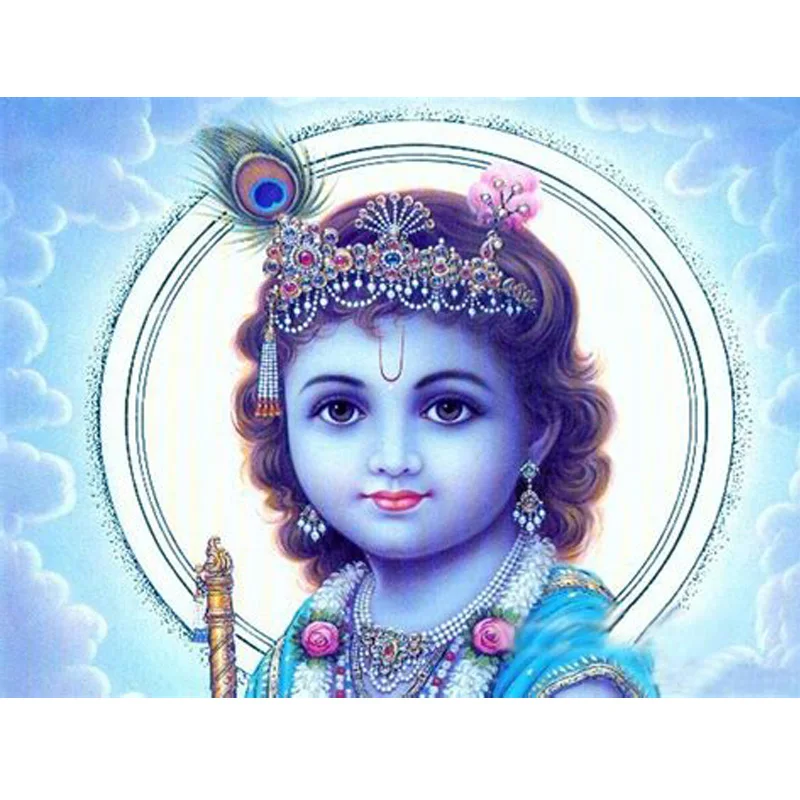 5D DIY Diamond painting hindu krishna full Round diamond paint cross stitch Diamond mosaic kit embroidery stickers
5D DIY Diamond painting hindu krishna full Round diamond paint cross stitch Diamond mosaic kit embroidery stickers