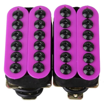 HOT-2Pcs Metal Pickups Double Coil Bridge Neck Humbucker Pickups For Electric Guitar With Ceramic Magnets & Umbrella-Head Scre
HOT-2Pcs Metal Pickups Double Coil Bridge Neck Humbucker Pickups For Electric Guitar With Ceramic Magnets & Umbrella-Head Scre