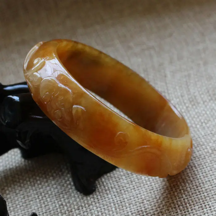 A5801 Chinese Hand-carved Emerald Brown stoneite stone Gems Bracelet Bangle 56mm
A5801 Chinese Hand-carved Emerald Brown stoneite stone Gems Bracelet Bangle 56mm