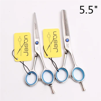 5.5Inch 16cm Jason Brand Scissors For A Hairstyle Thinning Scissors Cutting Shears Professional Hair Scissors Set of Tool J1117
5.5Inch 16cm Jason Brand Scissors For A Hairstyle Thinning Scissors Cutting Shears Professional Hair Scissors Set of Tool J1117