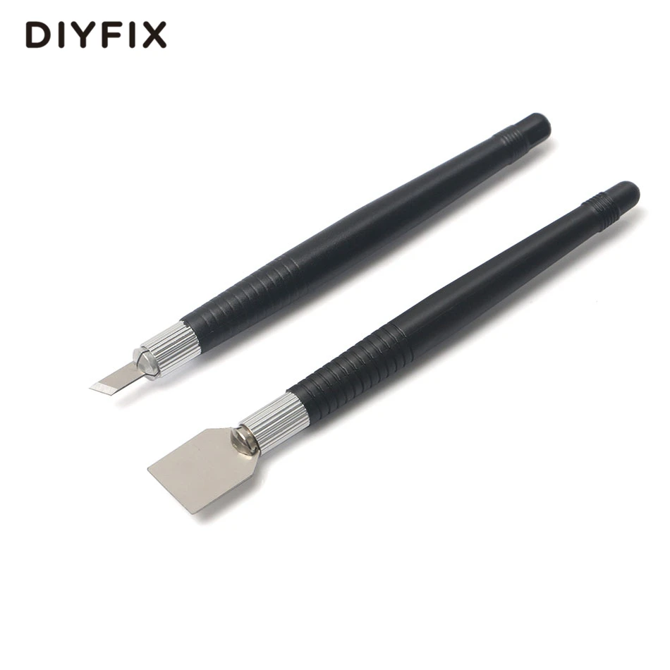 DIYFIX 2pcs Tin Scraper Solder Paste Scraping Knife Set for PCB BGA Repair Cleaning Tool
DIYFIX 2pcs Tin Scraper Solder Paste Scraping Knife Set for PCB BGA Repair Cleaning Tool