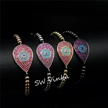 10pcs/Lot Wholesale Fashion Pear Eyes Charm Bracelet Good Luck Bracelet &Bangle For Women bead bracelet Gift DIY Jewelry
10pcs/Lot Wholesale Fashion Pear Eyes Charm Bracelet Good Luck Bracelet &Bangle For Women bead bracelet Gift DIY Jewelry
