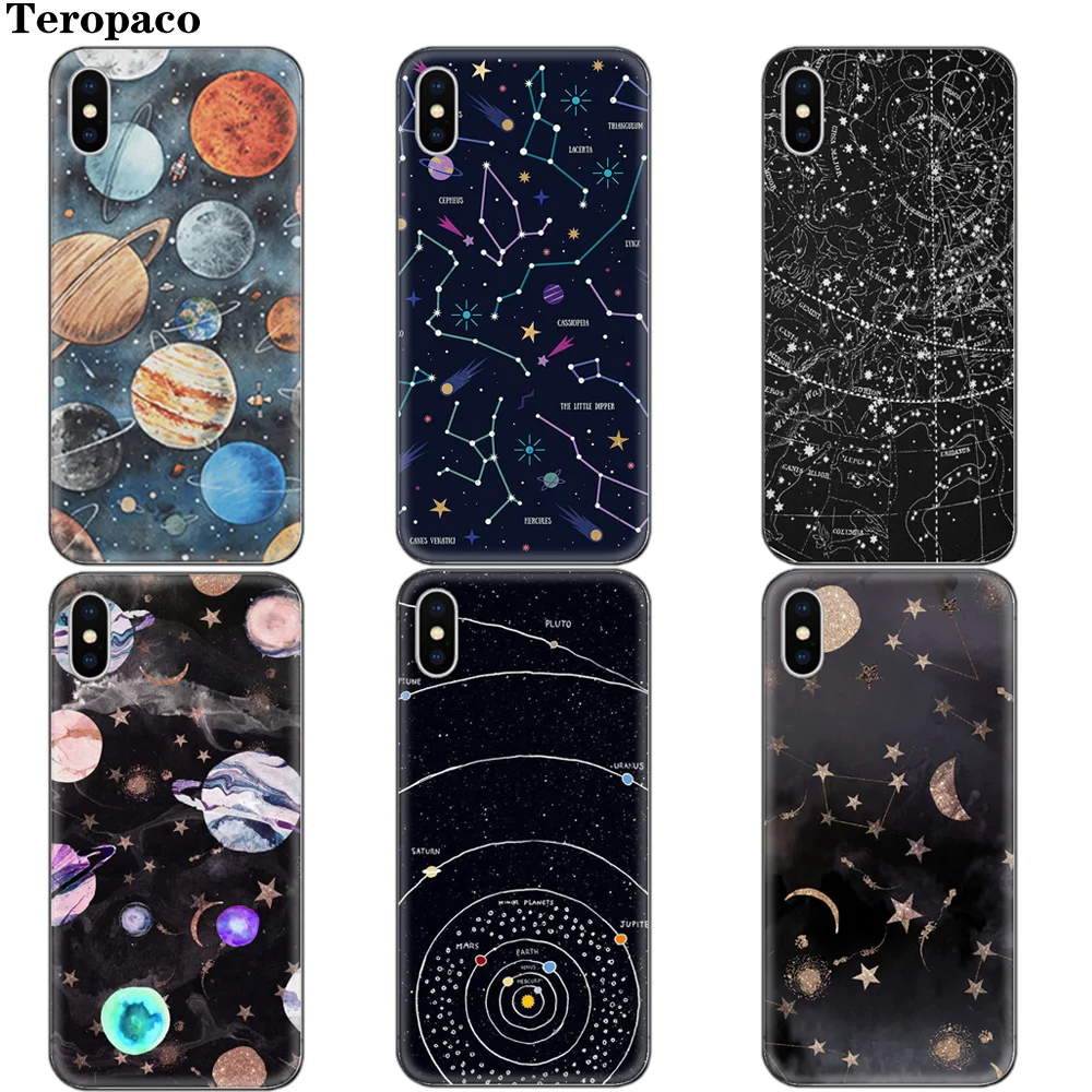 Outer Space Planet Spaceship Constellation Moon Stars Soft Silicone Phone Case For iphone 5S SE 6 6S Plus 7 8Plus X Cases
Outer Space Planet Spaceship Constellation Moon Stars Soft Silicone Phone Case For iphone 5S SE 6 6S Plus 7 8Plus X Cases