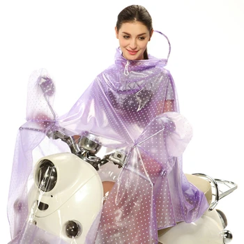 waterproof Fashion electric motorcycle thickened raincoat poncho Single transparent rain coat small dots big brim free shipping
waterproof Fashion electric motorcycle thickened raincoat poncho Single transparent rain coat small dots big brim free shipping