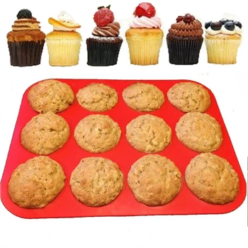 1PCS Red 12 Cavity Silicone Muffin Cups Silicone Baking Pan 12 Cups Round Cake Mold Silicone Mold Cake Round Cake Pan Kitchen
1PCS Red 12 Cavity Silicone Muffin Cups Silicone Baking Pan 12 Cups Round Cake Mold Silicone Mold Cake Round Cake Pan Kitchen