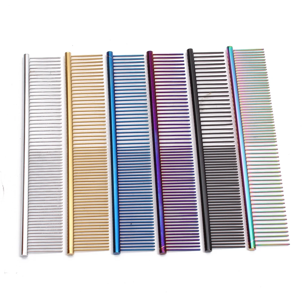 6703 1Pcs 19cm High Quality Puppy Dog Comb Professional Steel Grooming Comb Dog Cat Cleaning Brush Grooming Tool Pet Products
6703 1Pcs 19cm High Quality Puppy Dog Comb Professional Steel Grooming Comb Dog Cat Cleaning Brush Grooming Tool Pet Products