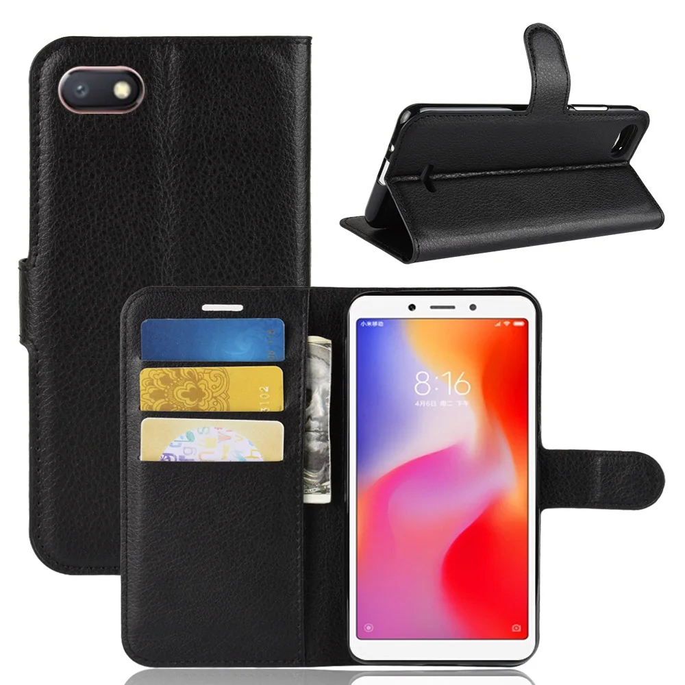 Fashion Wallet PU Leather Case Cover For Xiaomi Redmi 6A Flip Protective Phone Back Shell With Card Holders
Fashion Wallet PU Leather Case Cover For Xiaomi Redmi 6A Flip Protective Phone Back Shell With Card Holders