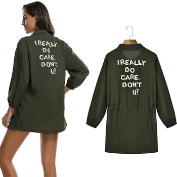 Women Coat Fashion Ladies Retro Cotton with Letter Zipper Up Jacket Casual Coat Autumn Outwear Women Clothes S-XL
Women Coat Fashion Ladies Retro Cotton with Letter Zipper Up Jacket Casual Coat Autumn Outwear Women Clothes S-XL