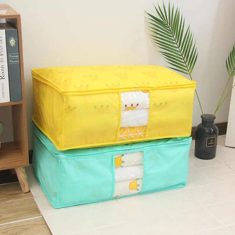 1pcs Transparent Border Plastic Closet Organizer 58*22*40cm Folding Storage Bag Home Saving Space Bags Organizer Bedding
1pcs Transparent Border Plastic Closet Organizer 58*22*40cm Folding Storage Bag Home Saving Space Bags Organizer Bedding