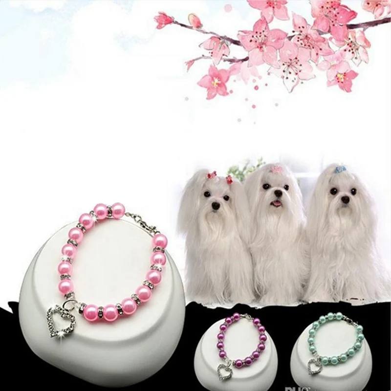 Adjustable Decorative Pet Dogs Collar Dog Cat Pearl Necklace Pet Accessories Extension Chain
Adjustable Decorative Pet Dogs Collar Dog Cat Pearl Necklace Pet Accessories Extension Chain