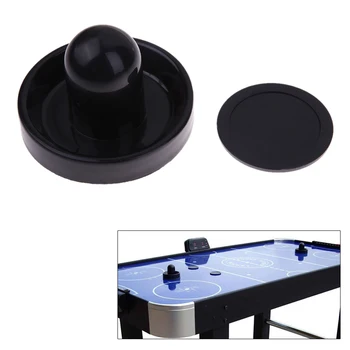 Black Pusher 96mm Air Hockey Table Felt Pusher Mallet Goalies with 1pc 63mm Puck For Table Games Tools
Black Pusher 96mm Air Hockey Table Felt Pusher Mallet Goalies with 1pc 63mm Puck For Table Games Tools
