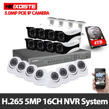 H.265 POE CCTV Security System 16CH 5MP 2MP Audio Record NVR Outdoor PoE IP Camera IR Night P2P Video Surveillance Kit 4TB HDD
H.265 POE CCTV Security System 16CH 5MP 2MP Audio Record NVR Outdoor PoE IP Camera IR Night P2P Video Surveillance Kit 4TB HDD