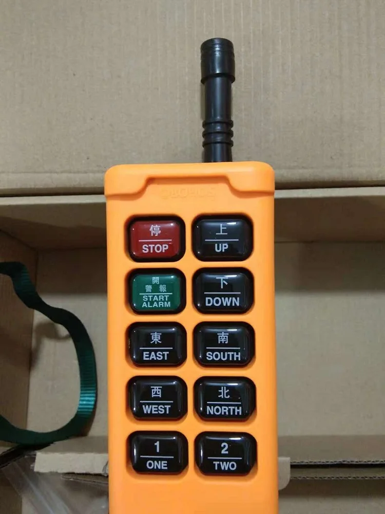 HS-10 Industrial wireless Crane Radio Remote Control System 1 Transmitter 10 Channels 1 Speed Control Hoist OBOHOS
HS-10 Industrial wireless Crane Radio Remote Control System 1 Transmitter 10 Channels 1 Speed Control Hoist OBOHOS