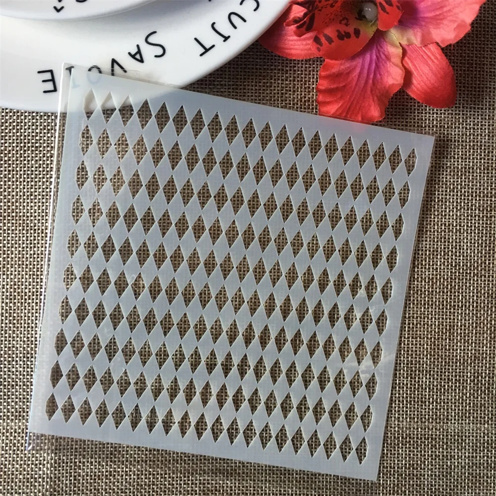 5" Diamond Matrix DIY Layering Stencils Wall Painting Scrapbook Coloring Embossing Album Decorative Paper Card Template
5" Diamond Matrix DIY Layering Stencils Wall Painting Scrapbook Coloring Embossing Album Decorative Paper Card Template
