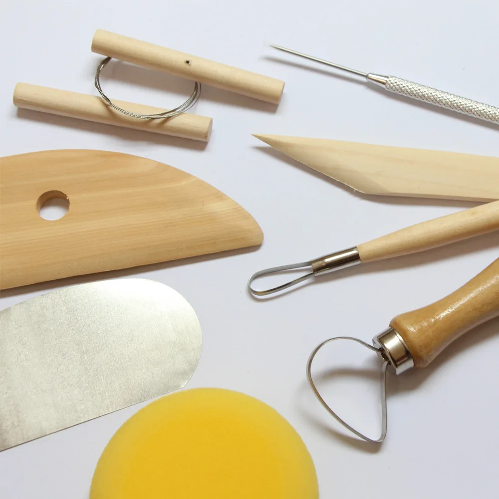 8Pcs/set Clay Sculpting Set Wax Pottery Carving Tool Pottery Ceramics Tools Wooden Handle Modeling Clay Tools PC006
8Pcs/set Clay Sculpting Set Wax Pottery Carving Tool Pottery Ceramics Tools Wooden Handle Modeling Clay Tools PC006