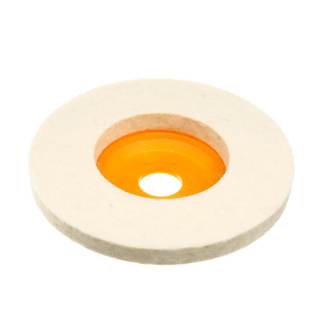 3Pcs 4\`\` Wool Buffing Pad Angle Wheel Grinder Felt Polishing Disc Pad Set for Abrasive Rotary Tool Accessories