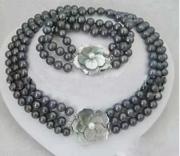 $wholesale_jewelry_wig$ free shipping Fashion jewellry fresh water black pearl shell floral clasp women necklace sets
$wholesale_jewelry_wig$ free shipping Fashion jewellry fresh water black pearl shell floral clasp women necklace sets